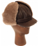 Elmer Fudd Sheepskin Round Top Long (Medium Brown)