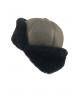 Six Panel Sheepskin Ushanka Russian Hat (Cashmere)